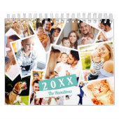 Calendrier Photo Mosaic Mix Collage Family 2025 (Protection)
