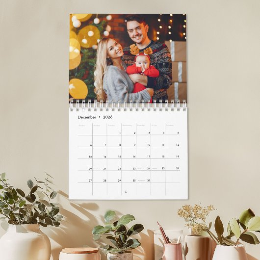 Calendrier Photo Mosaic Mix Collage Family 2025
