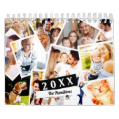 Calendrier Photo Mosaic Mix Collage Family 2025 (Protection)