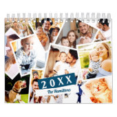 Calendrier Photo Mosaic Mix Collage Family 2025 (Protection)