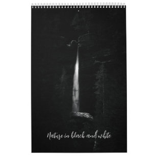 Calendrier Photo Nature en noir et blanc v3