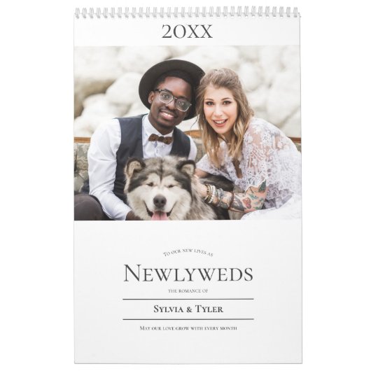 Calendrier Photo Newlyweds (Protection)
