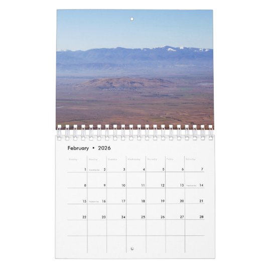 Calendrier Photo paysage (Feb 2026)