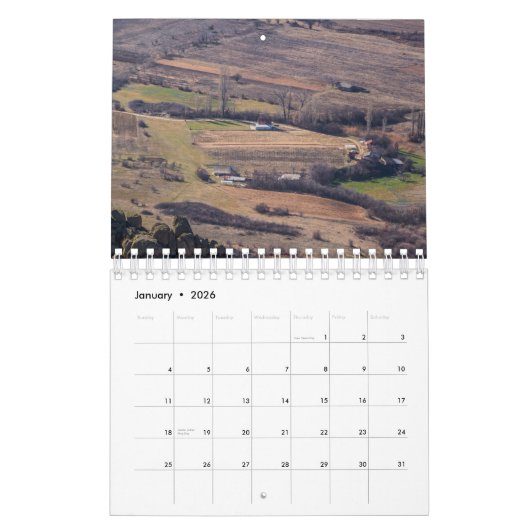 Calendrier Photo paysage (Jan 2026)