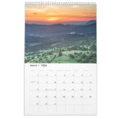 Calendrier photo paysage de couchers de soleil mag (Mar 2026)