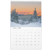 Calendrier photo paysage de couchers de soleil mag (Jan 2026)