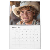Calendrier photo personnalisable Boho 2025 de 12 m (Feb 2026)