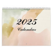 Calendrier photo personnalisable Boho 2025 de 12 m (Protection)