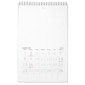 Calendrier photo personnalisé (Feb 2026)