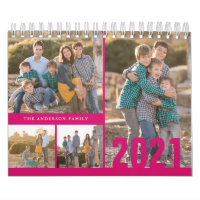 Calendrier photo personnalisé 2021 Créez votre pro