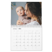 Calendrier photo personnalisé 2021 Simple Créer vo (Jan 2026)