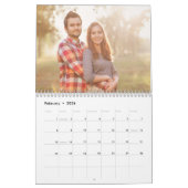 Calendrier photo personnalisé 2023 simple 14 (Feb 2026)