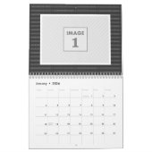 Calendrier photo personnalisé 2024 Arrière - plan  (Jan 2026)