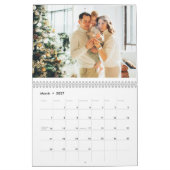 Calendrier photo personnalisé 2026 | Texte de l'an (Mar 2027)