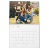 Calendrier photo personnalisé 2026 | Texte de l'an (Jan 2027)