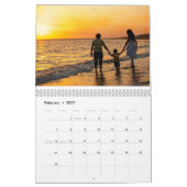 Calendrier photo personnalisé 2026 | Texte de l'an (Feb 2027)