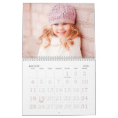 Calendrier photo personnalisé, Calendrier modifiab (Jan 2026)