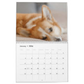 Calendrier photo personnalisé de Chien de Corgi de (Jan 2026)