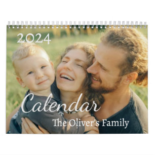 Calendrier Photo Personnalisée 2024 Moderne Créez votre propr
