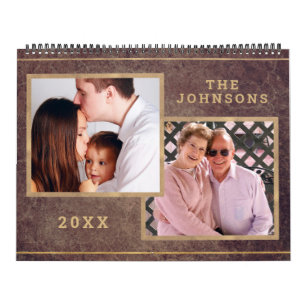 Calendrier Photo personnalisée Copper or