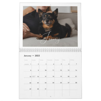 Calendrier Photo Personnalisée Moderne Créez Votre Propre Scr