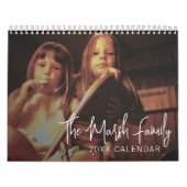 Calendrier Photo personnalisée moderne simple 2023 - 14 Photo (Protection)