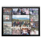 Calendrier Photo personnalisée simple et moderne - 13 images (Protection)