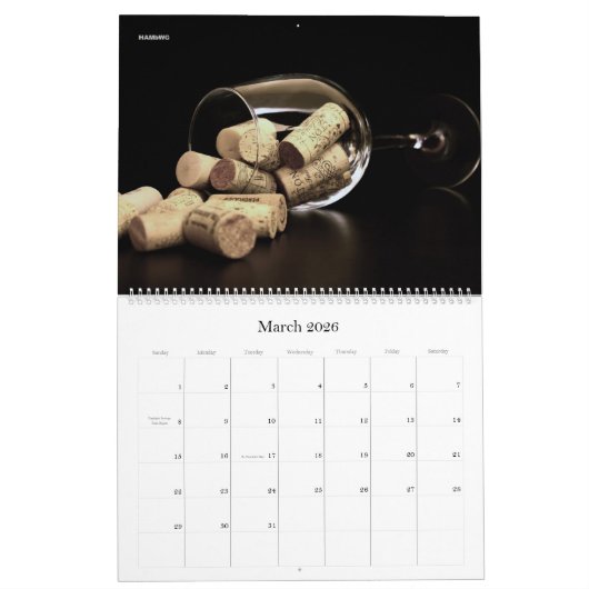 Calendrier photo - Personnalisez-vous ! HAMbyWG (Mar 2026)