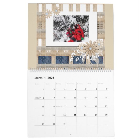 Calendrier photo, photo (Mar 2026)