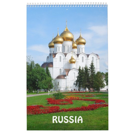 Calendrier photo Russie 12 mois (Protection)