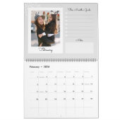 Calendrier Photo Scrapbooking Collage photo moderne tendance (Feb 2026)