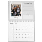 Calendrier Photo Scrapbooking Collage photo moderne tendance (Jan 2026)