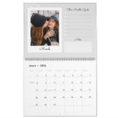 Calendrier Photo Scrapbooking Collage photo moderne tendance (Mar 2026)