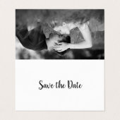 Calendrier photo Silver Foil Enregistrer la carte (Extérieur déplié)