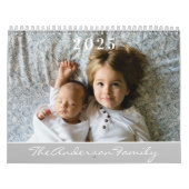 Calendrier Photo Simple Elegant 2025 (Protection)