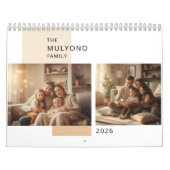 Calendrier photo simple moderne (Protection)