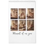 Calendrier photo simple moderne (Protection)