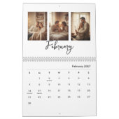Calendrier photo simple moderne (Feb 2027)