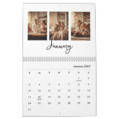 Calendrier photo simple moderne (Jan 2027)
