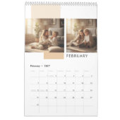 Calendrier photo simple moderne (Feb 2027)
