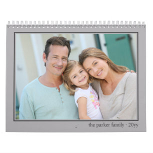 Calendrier Photo Taille Réelle Image Mensuelle Gri