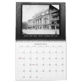 Calendrier photo vintage des villes américaines (Mar 2026)