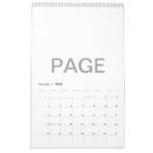 Calendrier ~ Photobook de do-it-yourself 26 pages/taille (Jan 2026)
