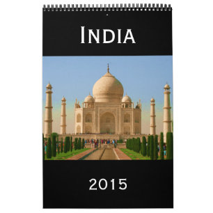 Calendrier photographie 2015 de l'Inde