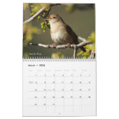 Calendrier Photographie 2019 d'oiseau chanteur (Mar 2026)