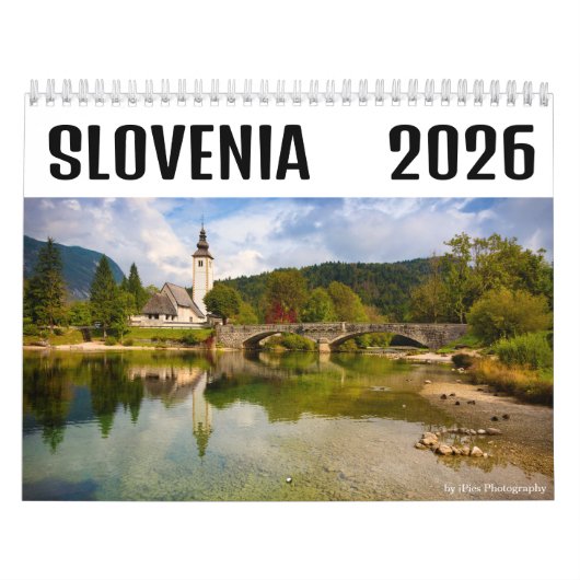 Calendrier Photographie de Bled et Slovénie 2025 (Protection)