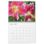 Calendrier Photographie de fleurs de lys (Mar 2027)