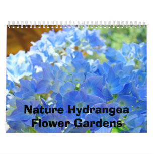 Calendrier Photographie de jardins de fleurs d'hortensia de n