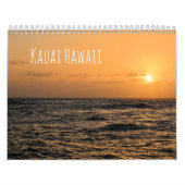 Calendrier Photographie de Kauai Hawaii (Protection)