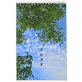 Calendrier Photographie de la couronne d'arbre botanique (Protection)
